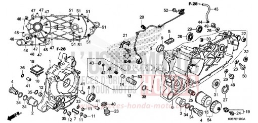 CARTER MOTEUR NSS300AK de 2019